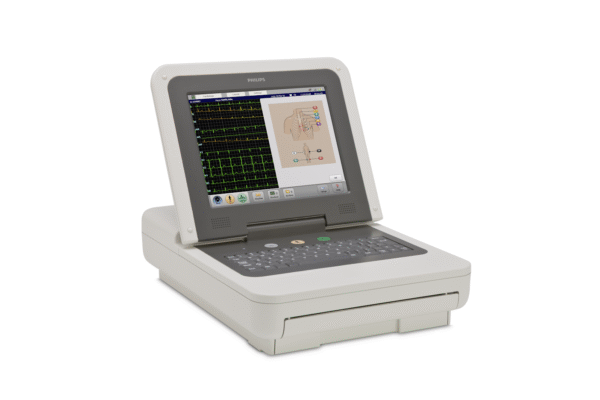 ECG 12 pistes Reconditionné PHILIPS TC50 avec interprétation et écran plat tactile de 10'