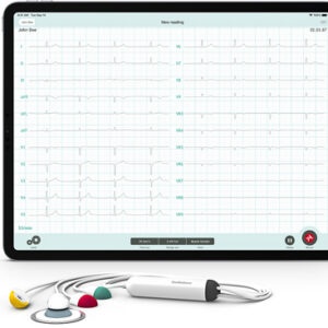 NOUVEAU Septembre 2025  EuroECG Pro 12D 4 Eurotrodes IA pour Ipad Iphone Ios